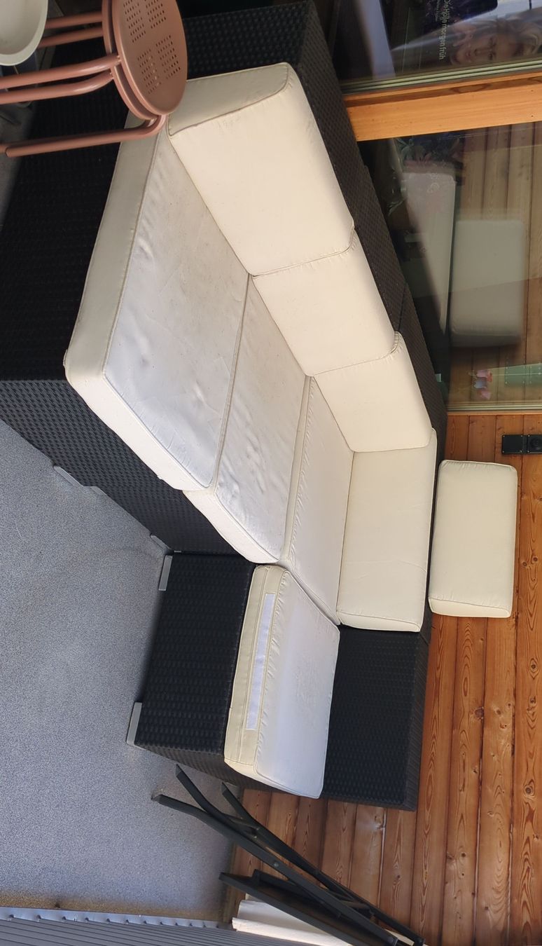Sedie a sdraio: Lounge Sofa Rattan Optik schwarz  – Usato da Einsiedeln venduto da cgy_z5yw