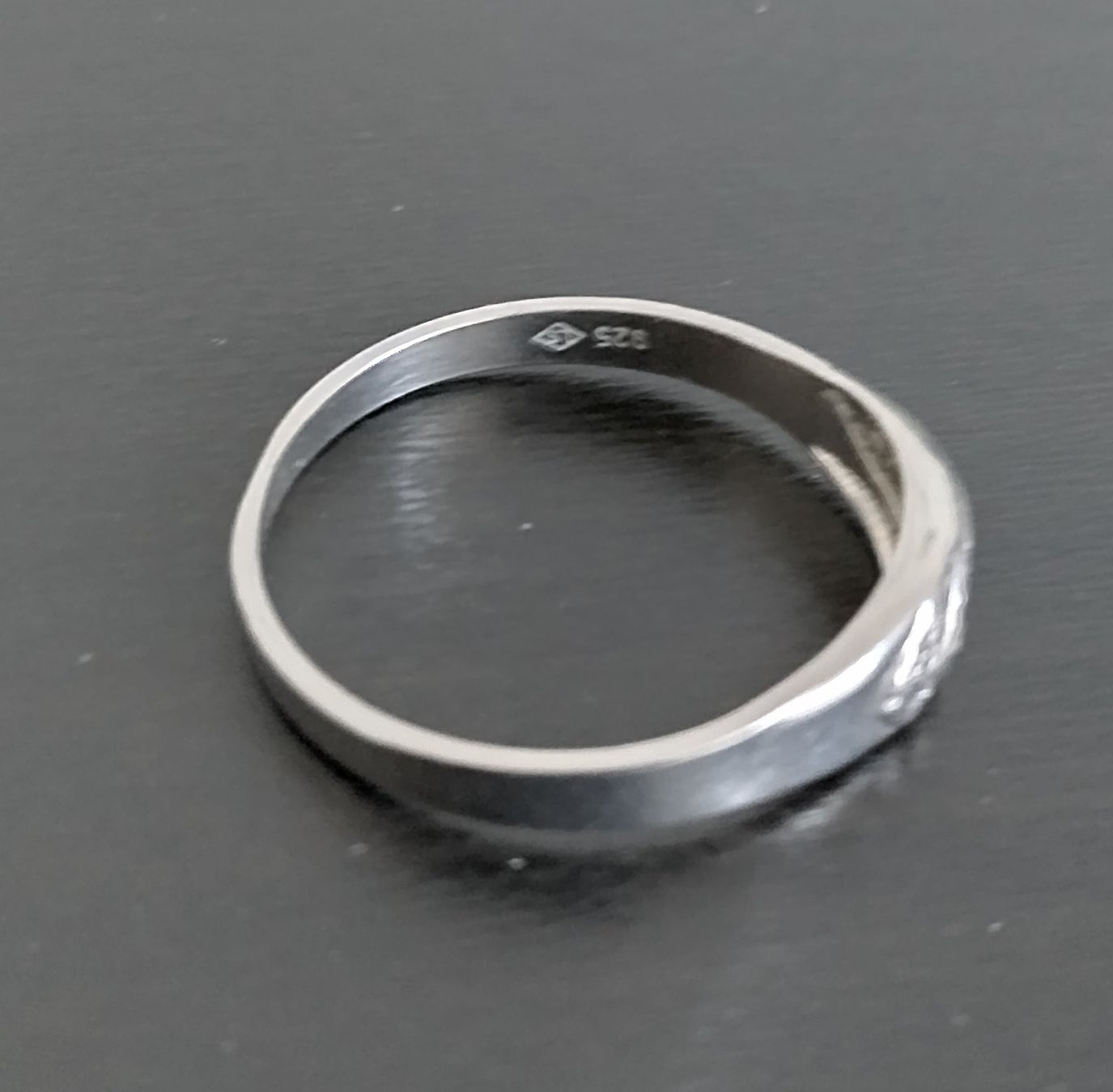 Anelli: MODERNER XL RING SILBER 925 DAUMENRING – Usato da Romanshorn venduto da BoutiqueA 3