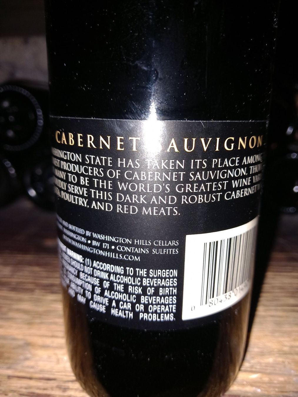 Wein: washington hills Cabernet sauvignon 2000 – Neu (gemäss Beschreibung) aus Le locle von juliensaran 2