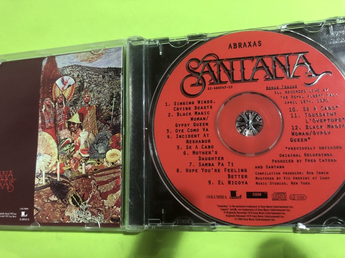 CD: Santana Abraxas CD 1970 – Usato da Flaach venduto da rubo7 1
