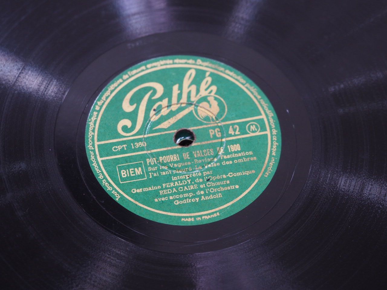 Dischi in vinile: DISQUES 78 TOURS – Usato da Lausanne venduto da Leag 7
