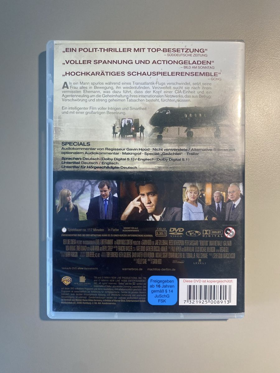 Tutti i DVDs: Machtlos DVD – Usato da Thunstetten venduto da Virus_33 2