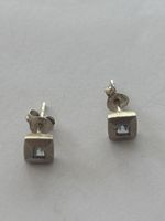 Ohrstecker Silber925  mit Stein, guter Zustand