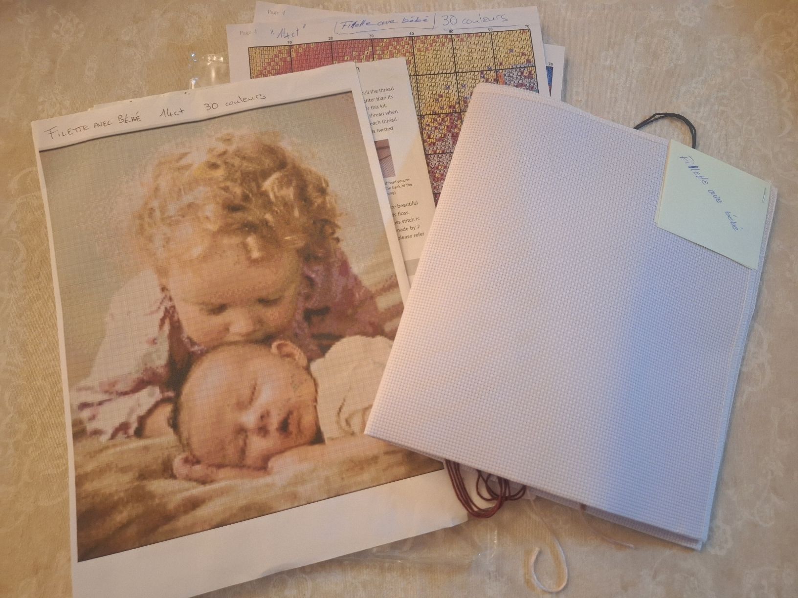 LOT DE 5 Aiguilles à Tricoter Et Fournitures Pour La Confection De EUR