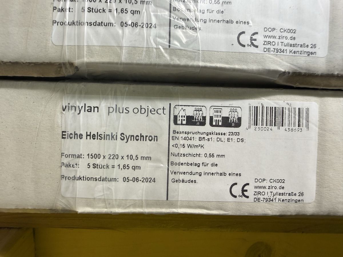 Rivestimenti per pavimenti: 13,20m2 Vinylboden Vinylan plus object Eiche Helsinki – Nuovo (secondo la descrizione) da Münsingen venduto da SERGINHO83 3