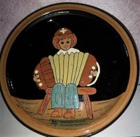 Wandteller Handorgel Rheinfelder Keramik
