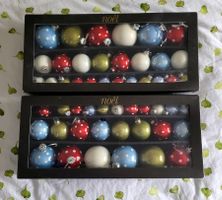 Weihnachtskugeln, Christbaumkugeln 2 Schachteln