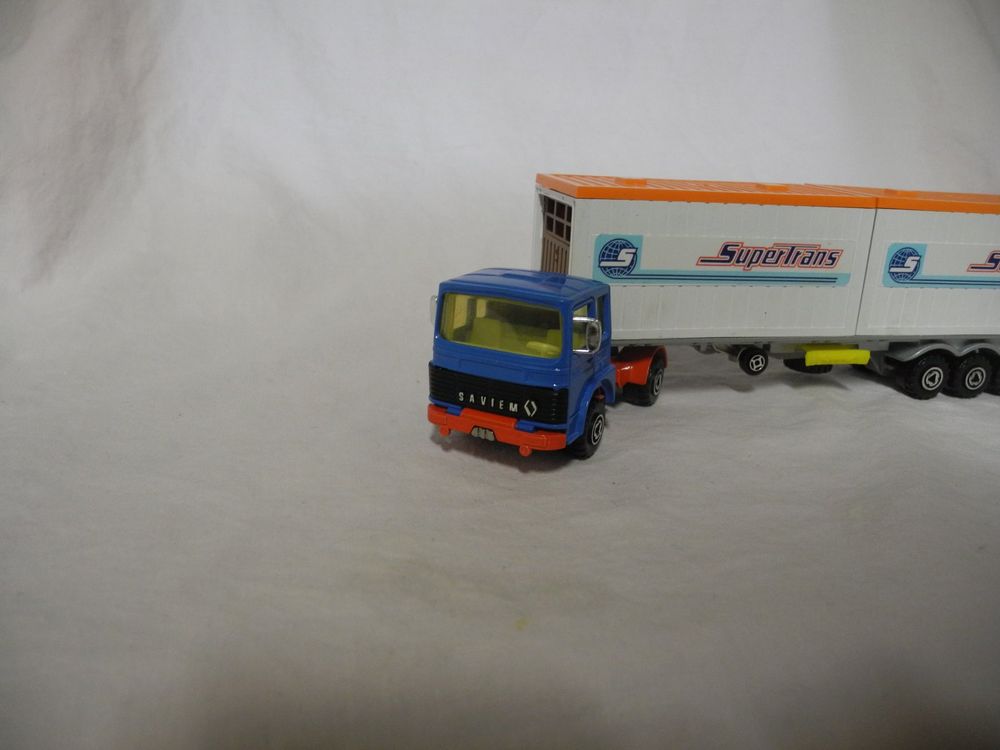 Majorette 214 - Camion Saviem Container Agrigel - Sous Blister Scellé - Fabrication France