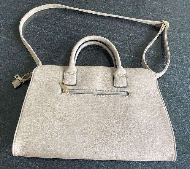 Borse da donna: Damenhandtasche beige/hellblau - geräumig – Usato da Ergisch venduto da July64 1
