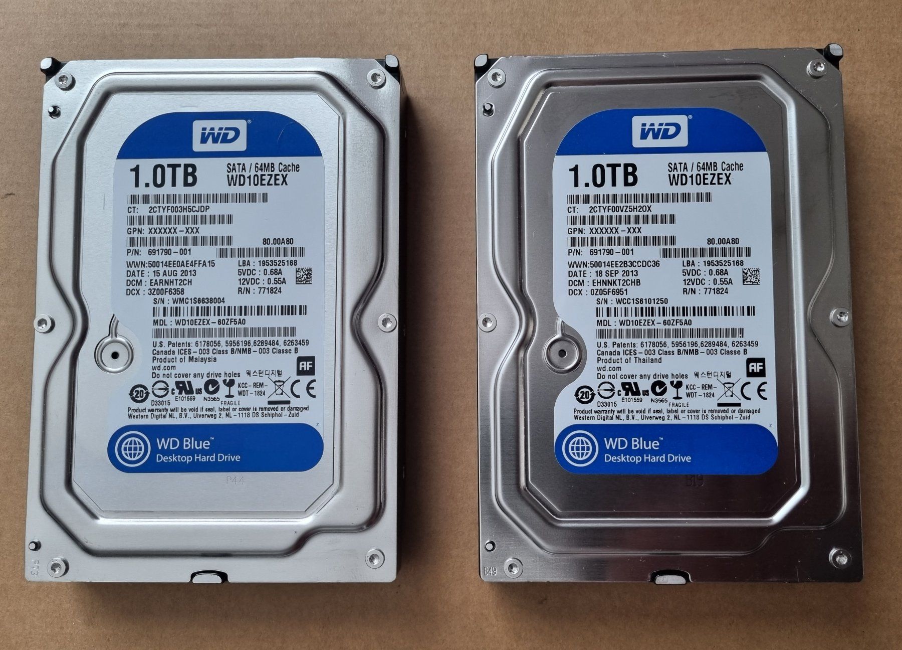 Western Digital Harddisks: Western Digital 3,5 Zoll SATA HDD 1TB, Neuwertig – Neu (gemäss Beschreibung) aus Rombach von Mercurius_02