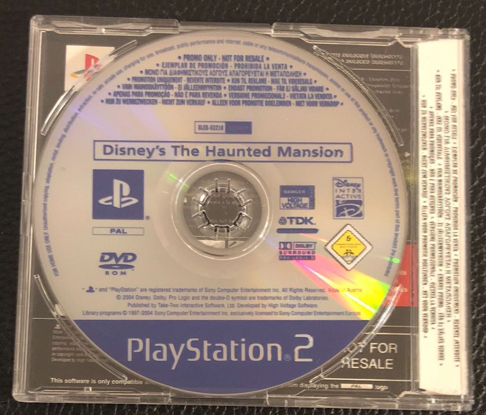 Sony Giochi: The Haunted Mansion Sony PS2 Promo – Usato da Kestenholz venduto da Naruto_01 2