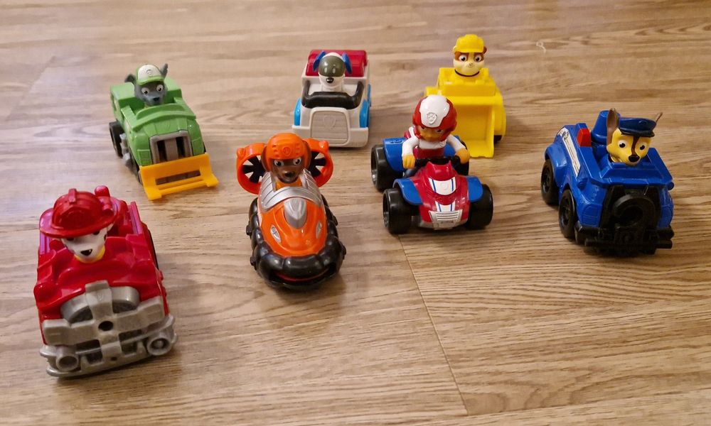 Paw Patrol Fahrzeug Mit Figur – Verschiedene Modelle, Bewegliche Teile