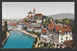 Thun Teilansicht und die Aare