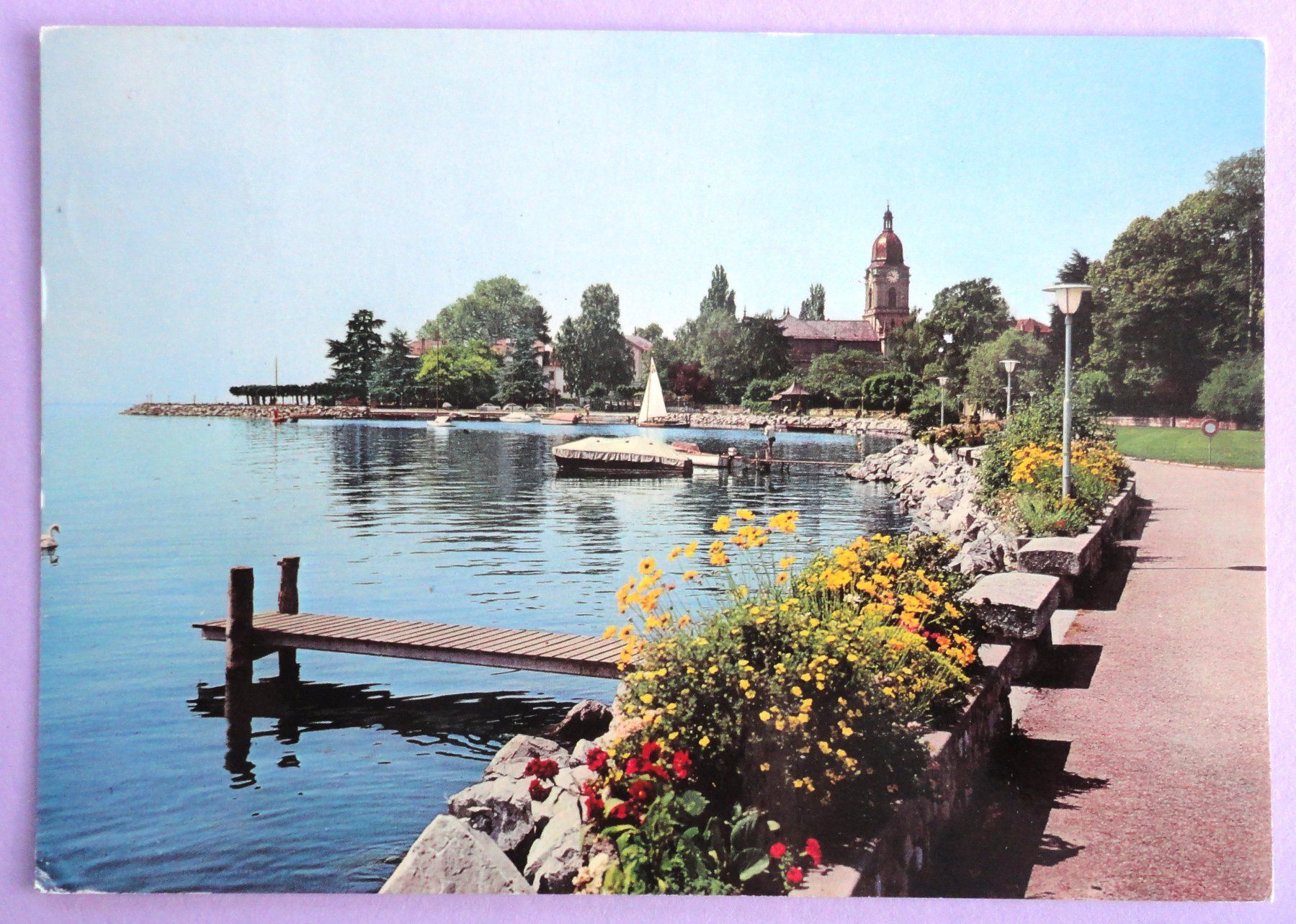 Cartoline postali: Morges - Les Quais fleuris – Usato da Fétigny venduto da Billy2miny
