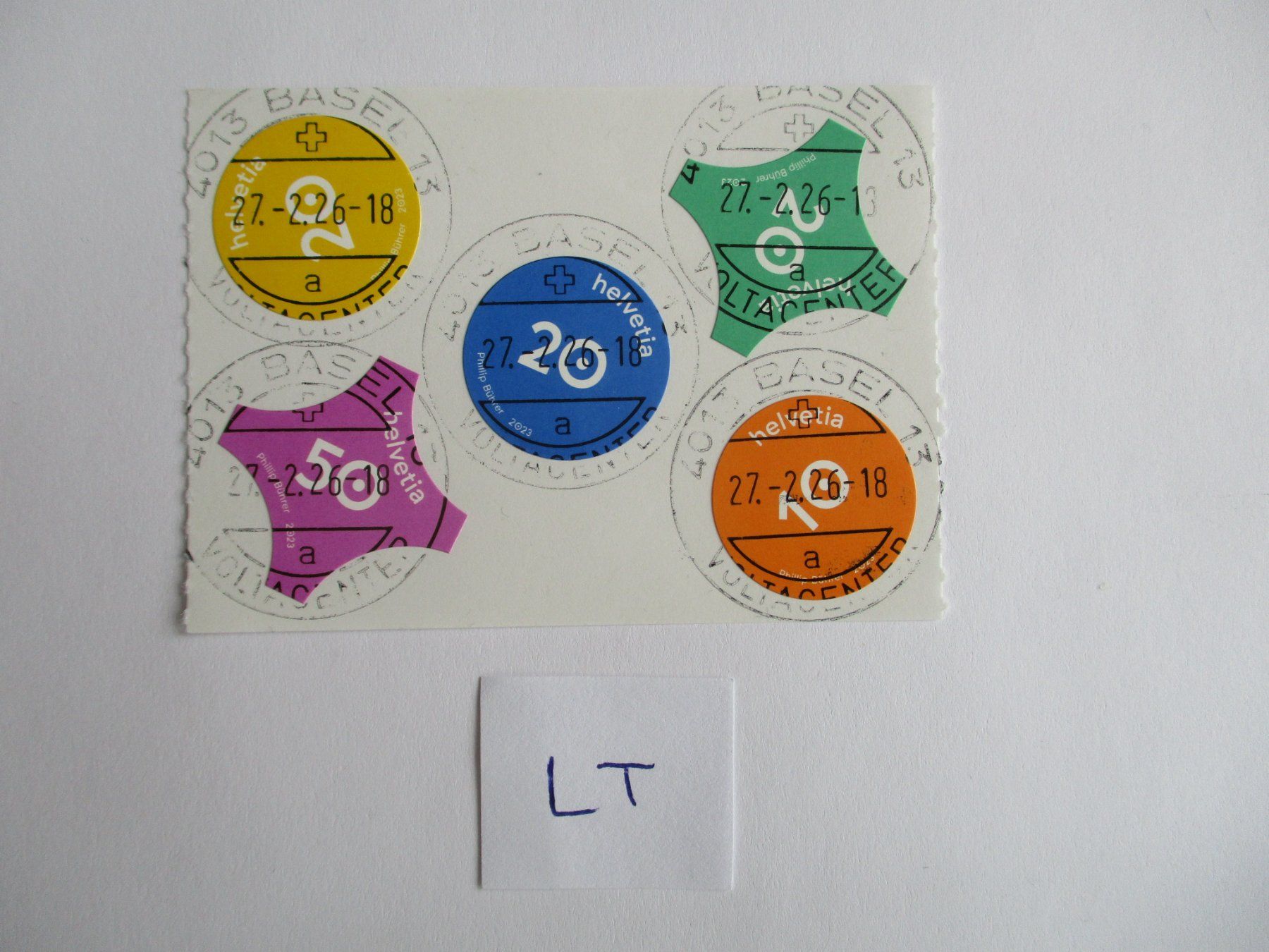 Alle Briefmarken: Voll Letzttagsstempel der Poststelle Basel 13 Voltacenter – Neu (gemäss Beschreibung) aus Langnau b. Reiden von Aktuell88