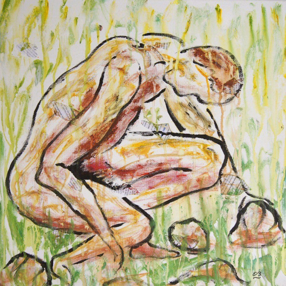 Dipinti: Gemälde. Between stones – Nuovo (secondo la descrizione) da Fribourg venduto da erw_68dx