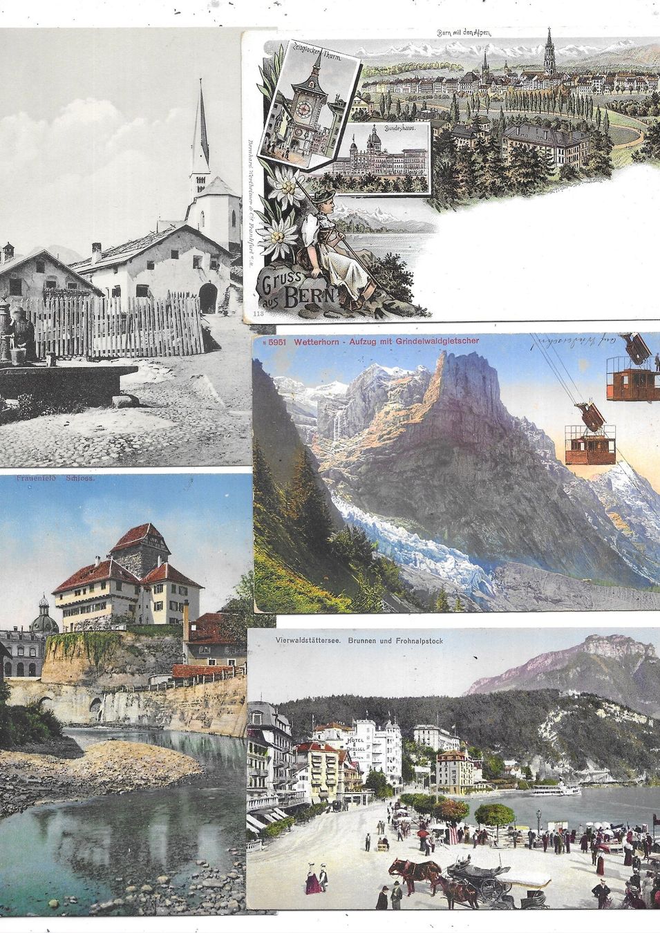 Cartoline postali: 1300 Stk kleinformatige Ansichtskarten 1900-1960 (ca.7.5 kg) – Usato da Schocherswil venduto da prinzipal60 2