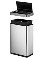 EKO Sensor-Abfalleimer Mirage X, 47 Liter, Edelstahl matt