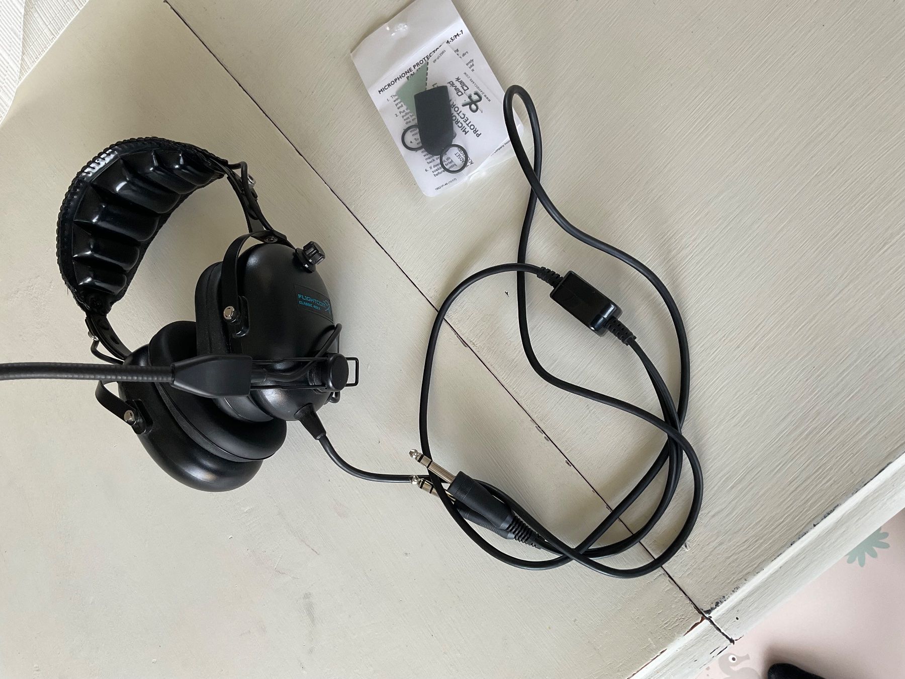 Cuffie: Flightcom 4DLX Aviation Pilot Headset in top Zustand – Usato da Holzhäusern ZG venduto da foxy_88 1
