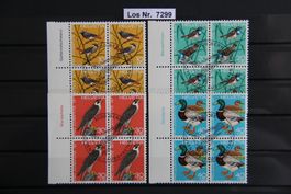 PJ 1971 Serie Viererblöcke ET gestempelt mit Taps   Los 7299