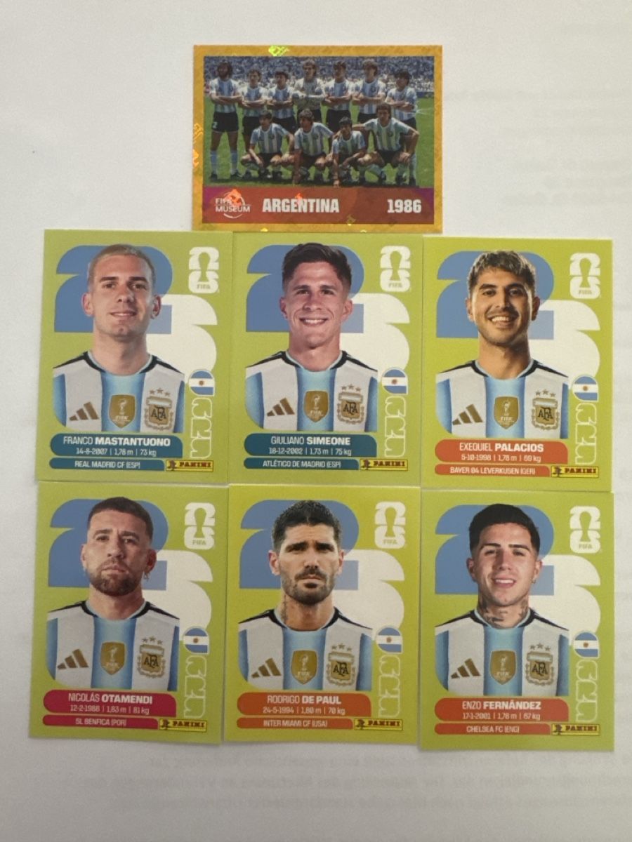 Panini Carte collezionabili: Panini WM 2026 Argentinien – Nuovo (secondo la descrizione) da Kreuzlingen venduto da DennisA27