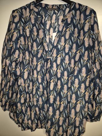 nile bluse, neu, gr. s, 30% seide, 70% baumwolle