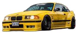 BMW - 3-SERIES M3 (E36) PANDEM 1990 - SUN YELLOW 1/18 NEU