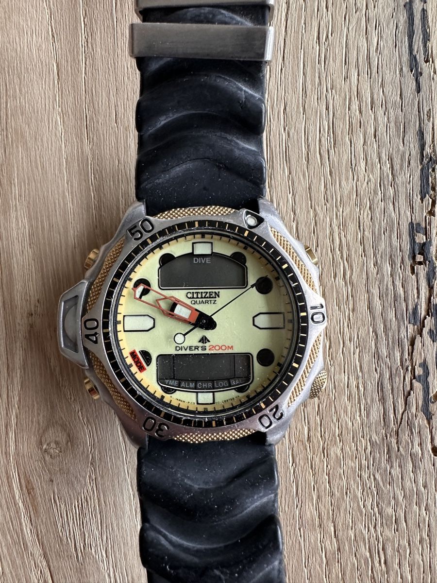 Citizen Uhren: Citizen Quartz Taucher Uhr – Gebraucht aus Schinznach-Dorf von Hpurzel
