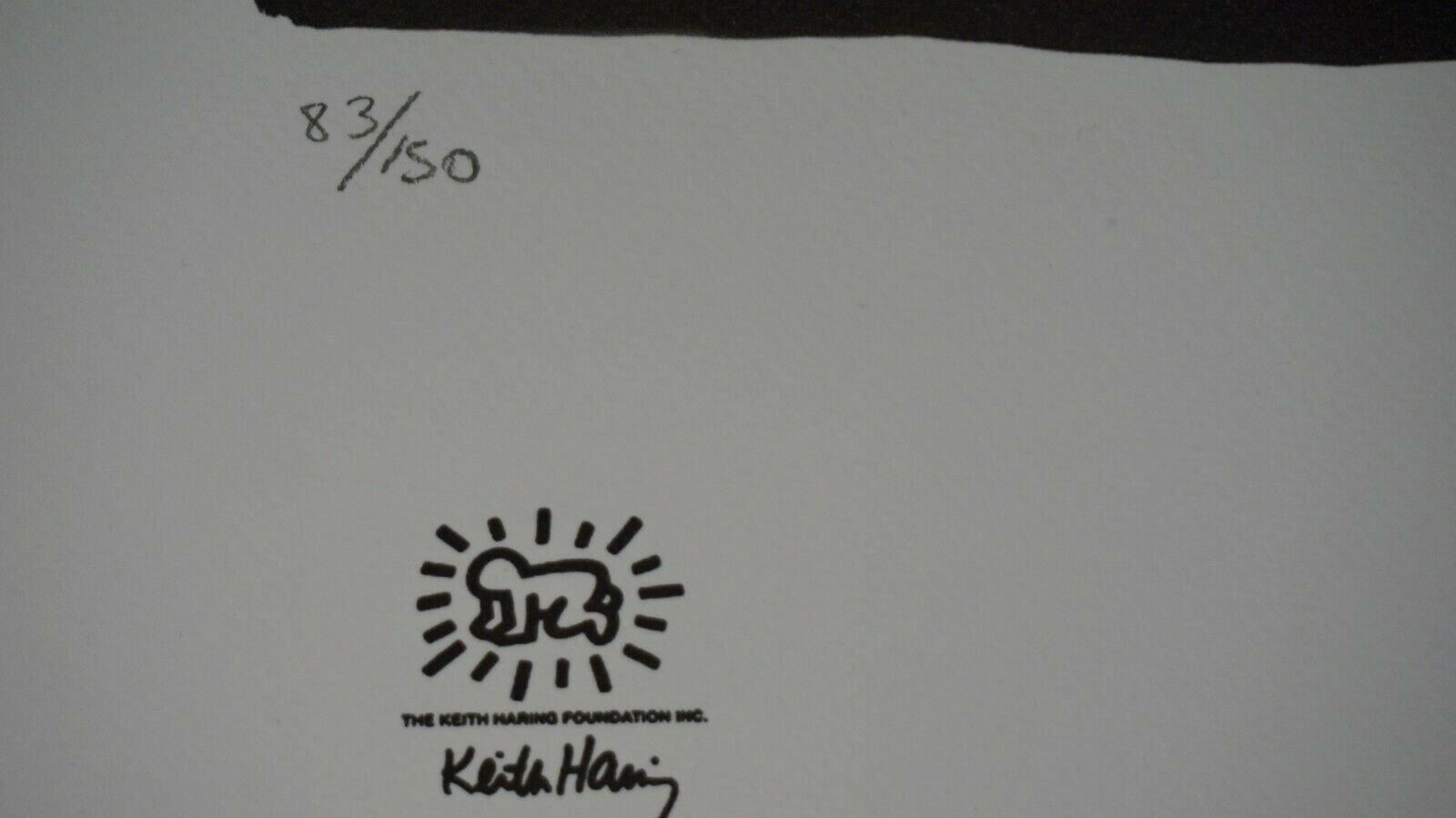 Foto & Immagini: KEITH HARING   HANNUMMERIERT DRUCKSIGNIERT – Usato da Gersau venduto da grafik-kunst 2