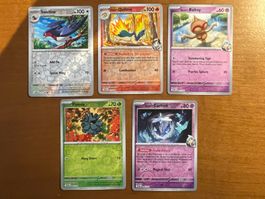Pokemon Reverse Karten Set (Versand gratis)