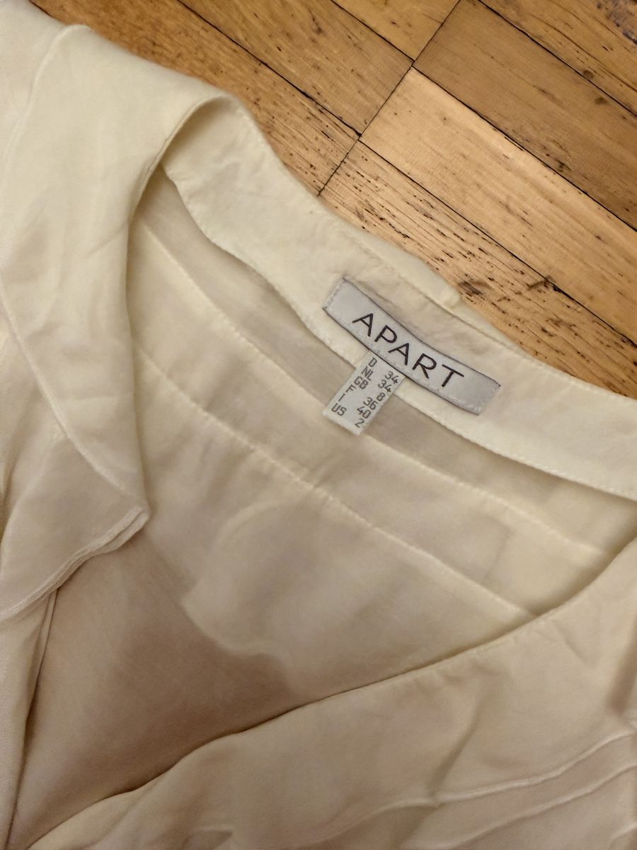 Camicette: Apart Bluse, Elfenbein, Gr. 34, Rüschen – Usato da Wittenbach venduto da Kalt_K90 1