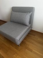 Schlafsessel mit Kissen, grau Top Zustand!