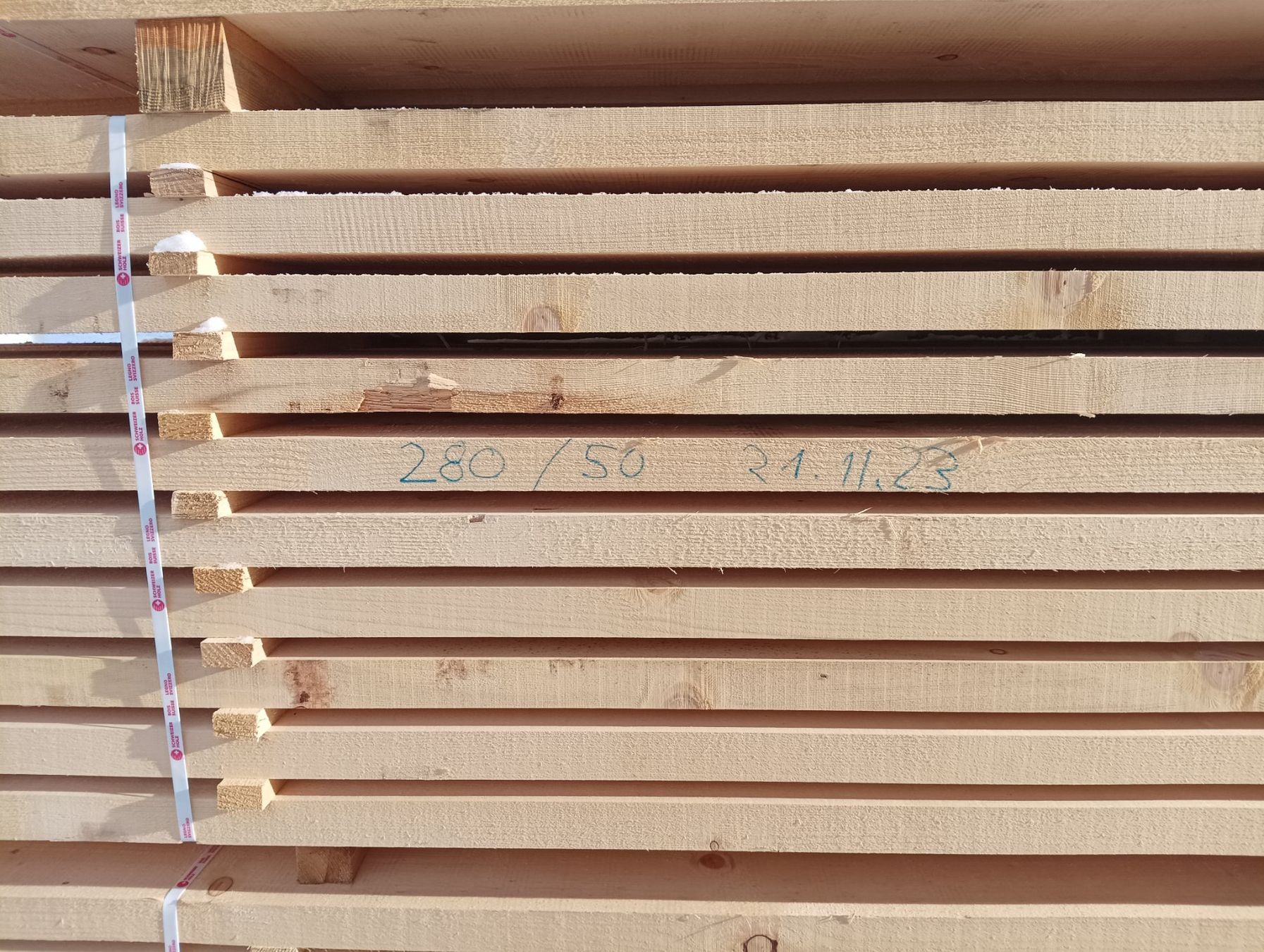 Articoli in legno: Gerüstbretter 5x28cm 5.0m CH-Holz – Nuovo (secondo la descrizione) da Sattel venduto da Saegewerk 2