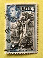 Briefmarken aus Sri Lanka (Ceylon) gestempelt 