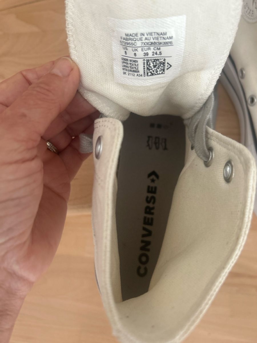 Scarpe da donna: Converse sneakers femme écru – Usato da Colombier NE venduto da mon58 4
