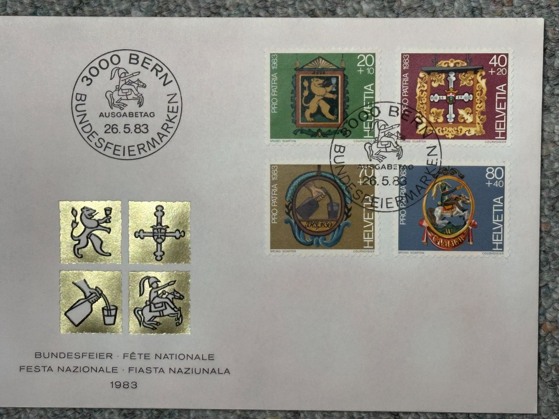 Tous les timbres: FDC Schweiz – Neuf avec emballage d'origine à Laupen ZH par Mcafi02