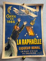 Plakat Jugendstil Original 1908 Flugzeug Gebrüder Wright
