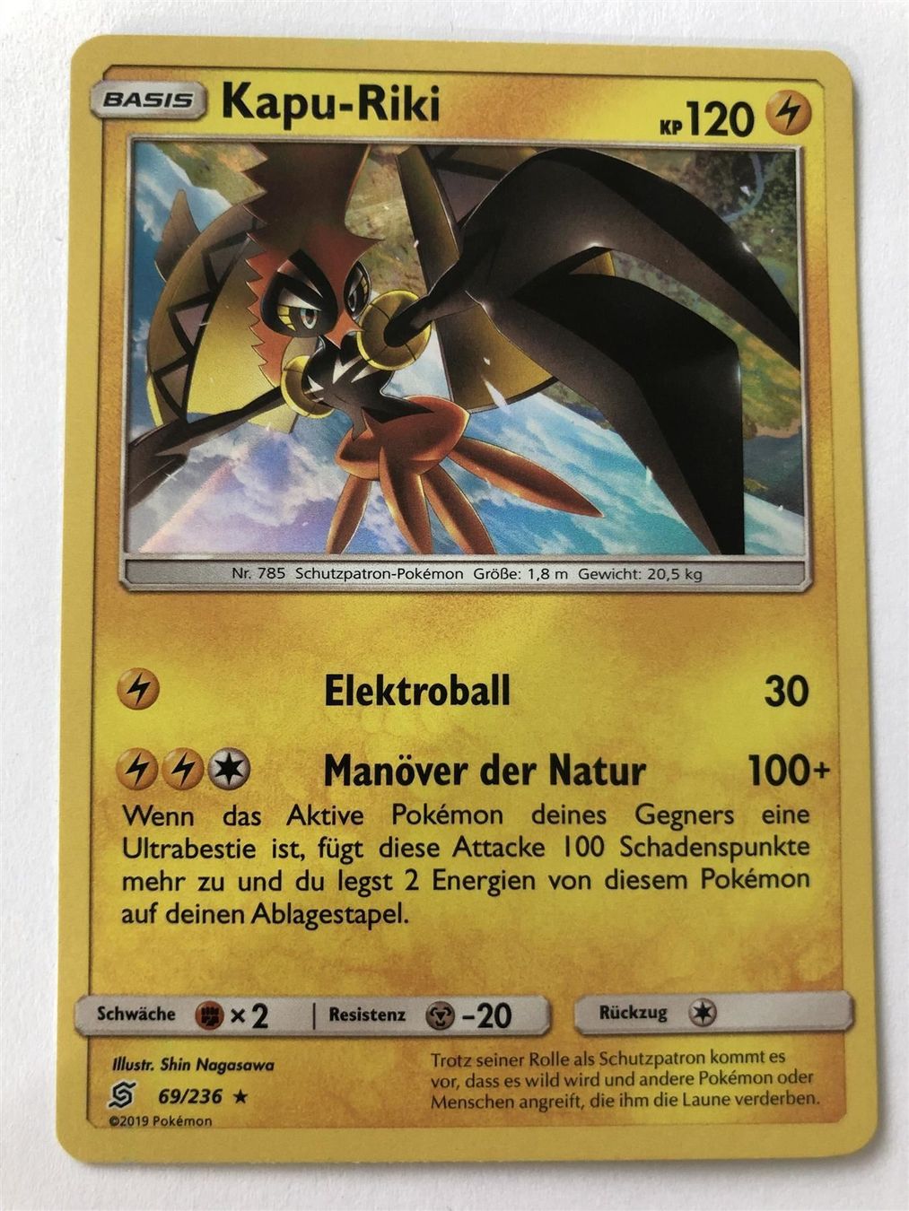 Pokémon Sammelbilder & Trading cards: Kapu-Riki - Holo - Pokemon TCG – Neu (gemäss Beschreibung) aus Nussbaumen AG von Pika-Shop