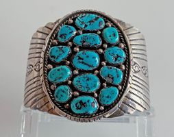 Schwerer Silberarmreif der Navajo Indianer