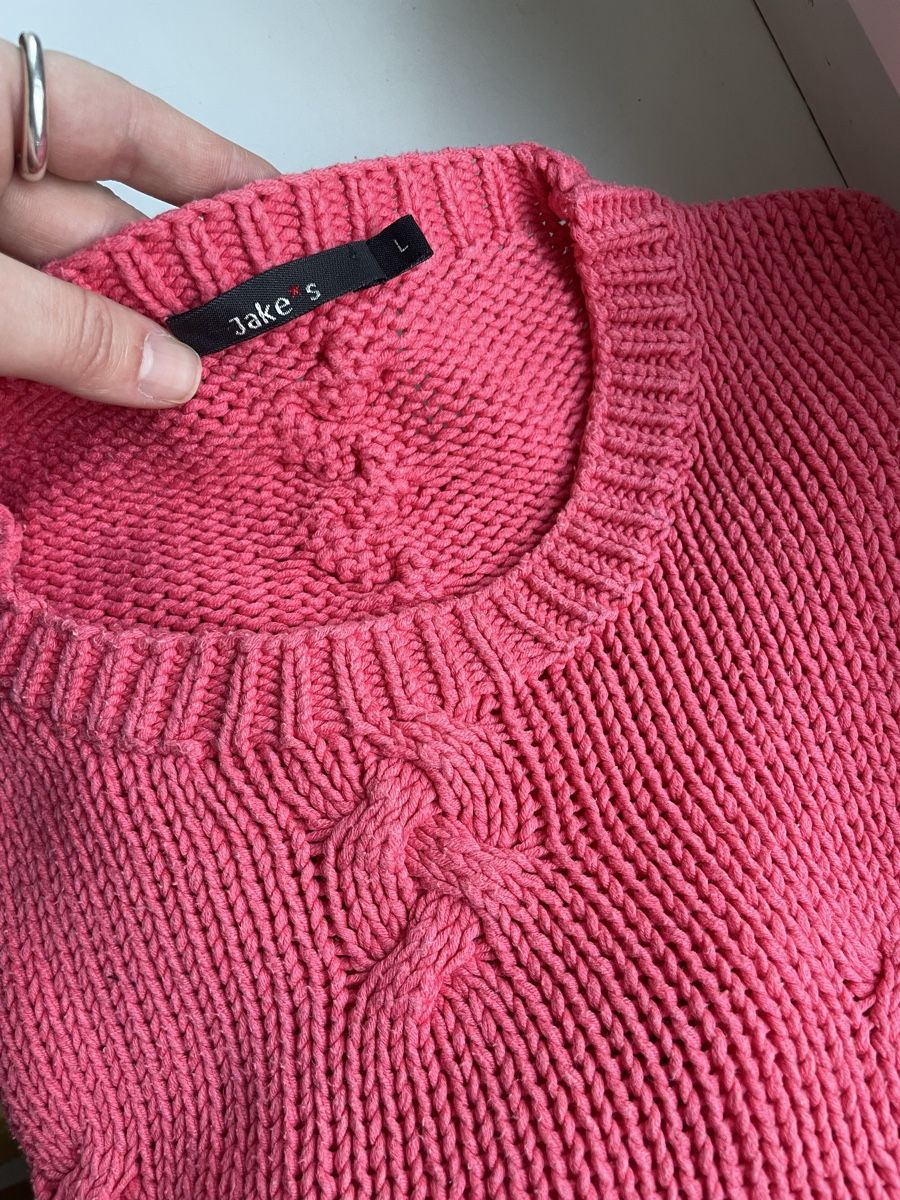 Maglioni & Felpe: Vintage Strickpullover, Gr. L, rosa/pink/Lachs – Usato da Zürich venduto da Carlajimena 1