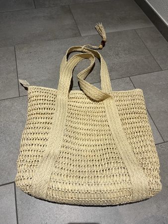 Geflochtene Strandtasche, neu