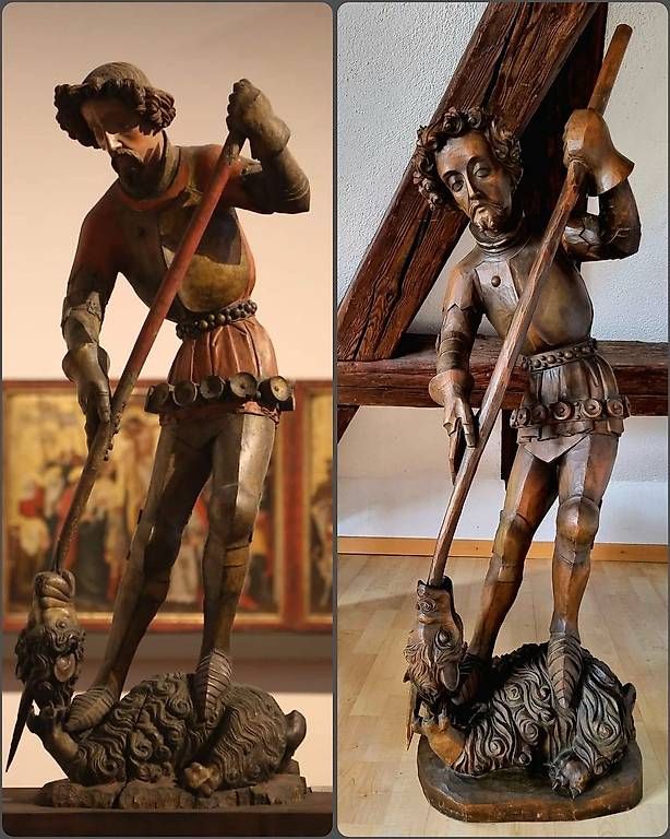 Sculture & Statue: heiliger Georg Schnitzplastik  – Usato da Horn venduto da sniper0174 2