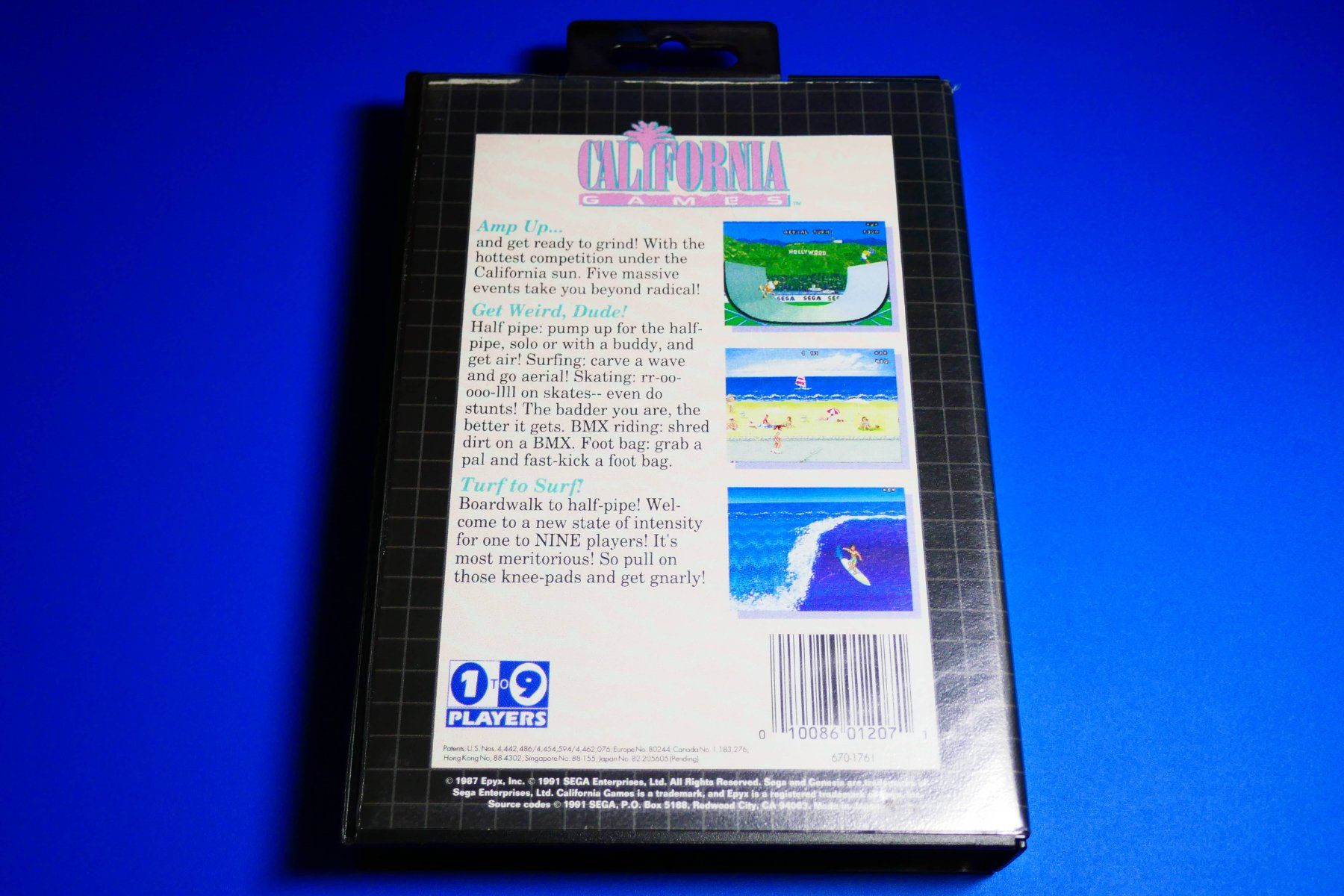 Sega Giochi: California Games - Sega Genesis – Usato da Vuarrens venduto da Espace-Retro 5