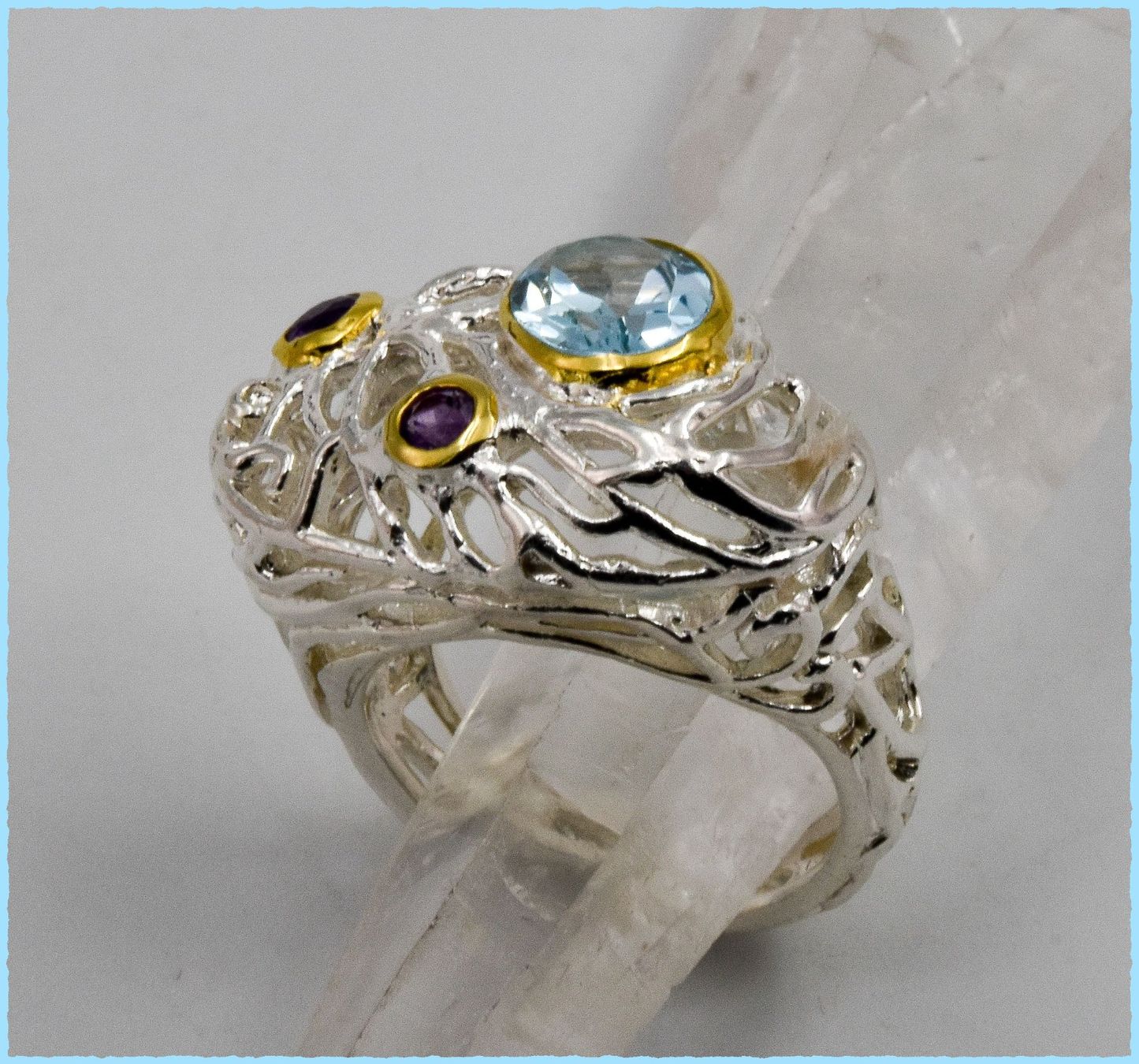 Anelli: ♛ Künstlerschmuck 925 Silberring – Nuovo e nell'imballaggio originale da Oberglatt ZH venduto da Hot-Spot 3