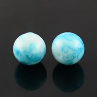 Glasperlen lightskyblue 6mm, 1 Strang / ca. 133 Stück