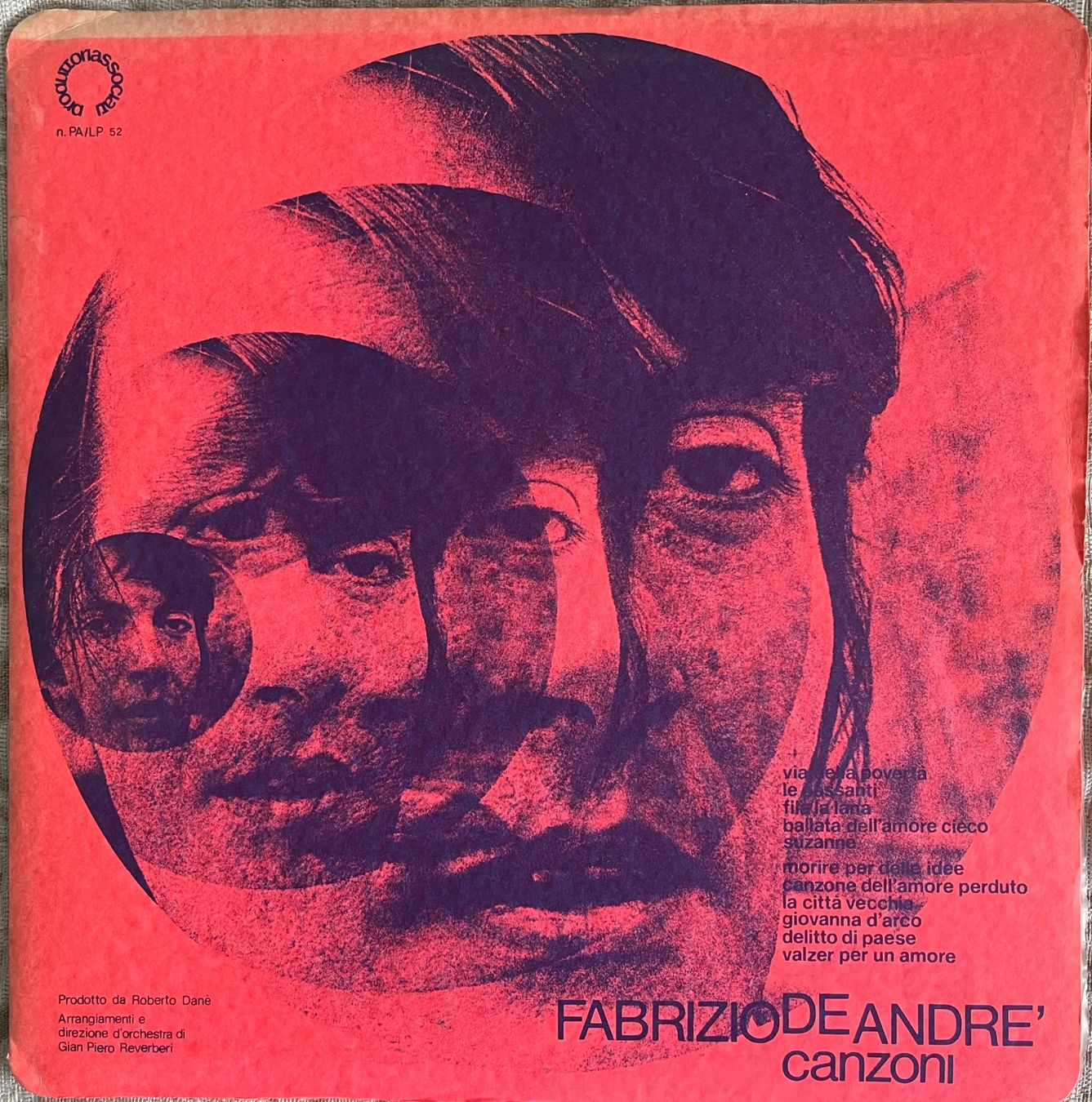 Schallplatten: Seltene Schallplatten, Fabrizio De Andre – Canzoni – Gebraucht aus Döttingen von zha_xh2w