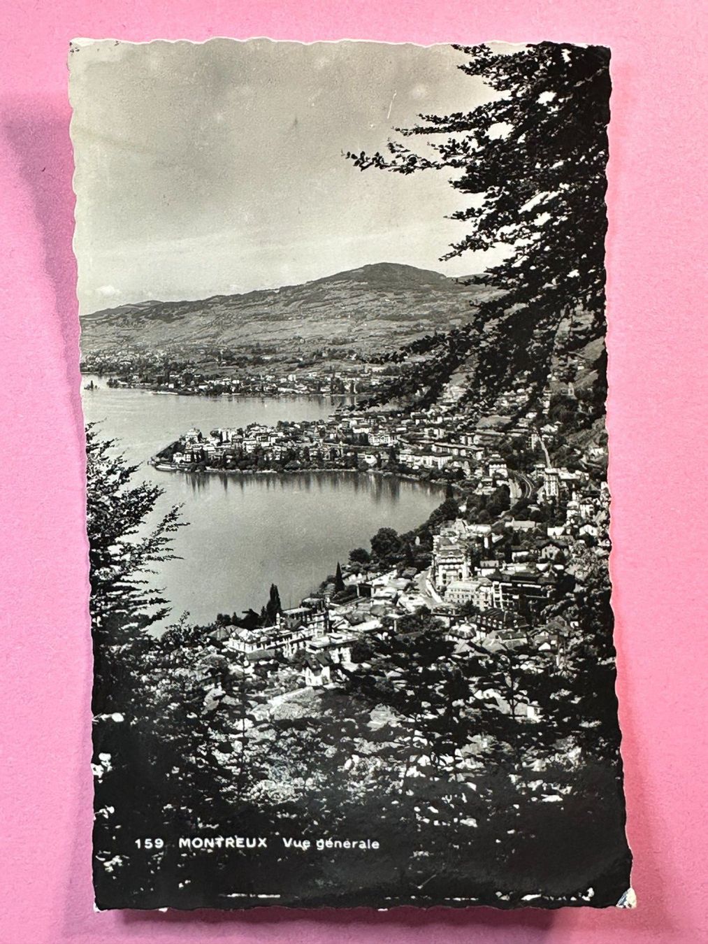 Cartoline postali: Montreux - vue générale – Usato da Steg VS venduto da _vinci_