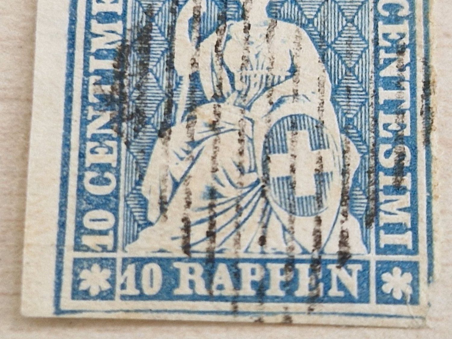 Alle Briefmarken: Strubel 23B, signiert, ab 1.- – Gebraucht aus Burgdorf von Glossy01 3