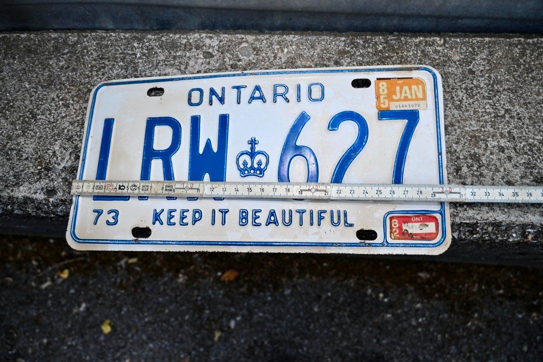 Insegne: Nummernschild CANADA 19?? Ontario 79 keep it beautiful – Usato da Pfaffhausen venduto da mono_rec 2