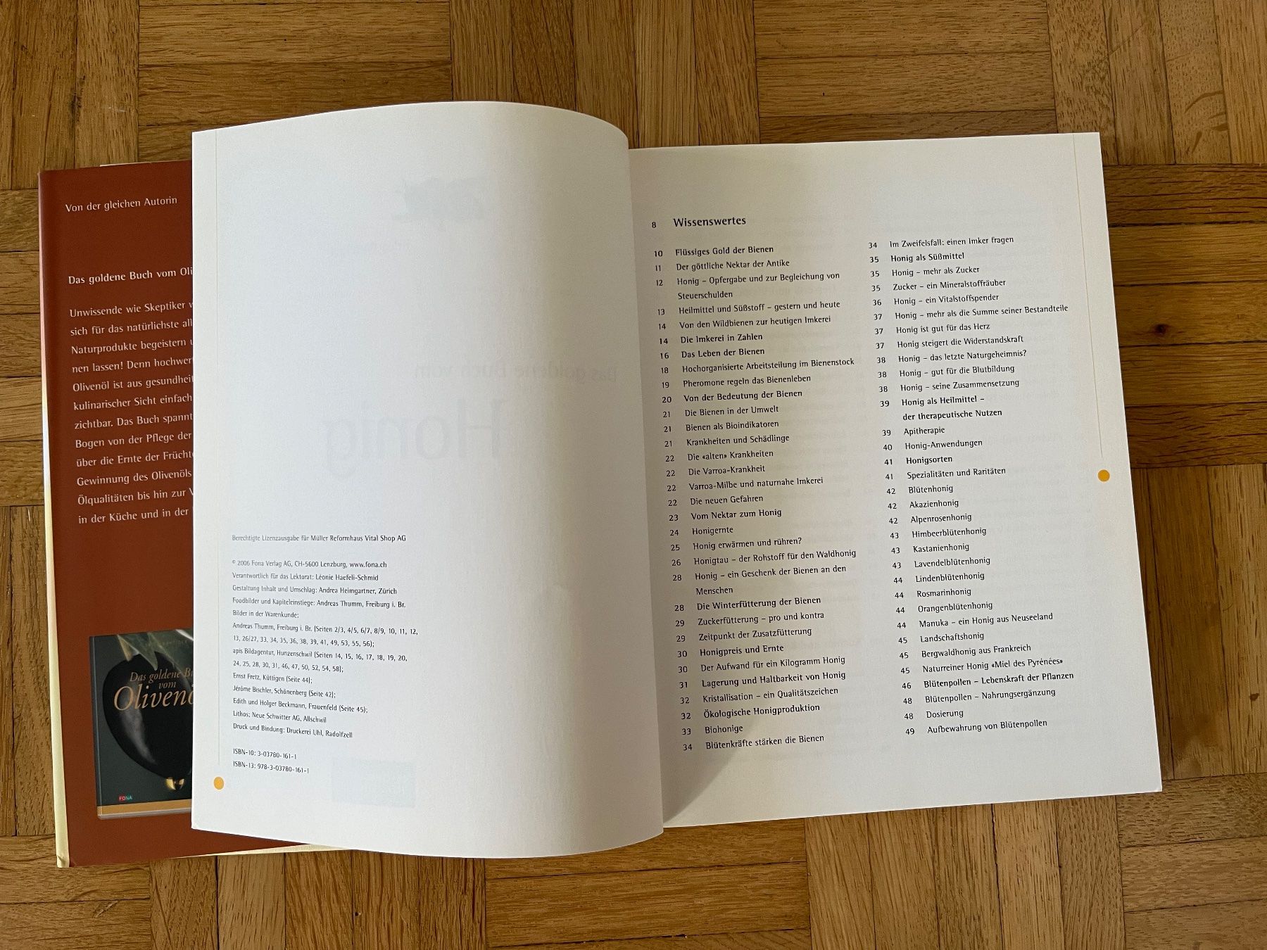 Bücher: Erica Bänziger: "Das goldene Buch vom Honig" – Neu (gemäss Beschreibung) aus Luzern von Lampion 1